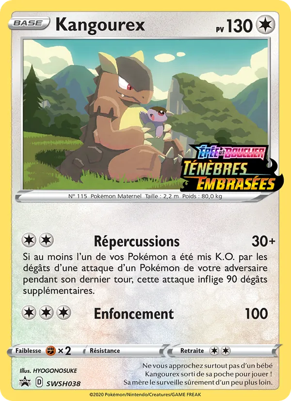 Carte Kangourex SWSH038 – Promo SWSH