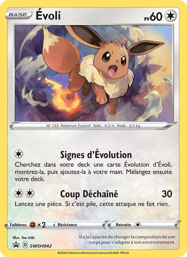 Carte Évoli SWSH042 – Promo SWSH