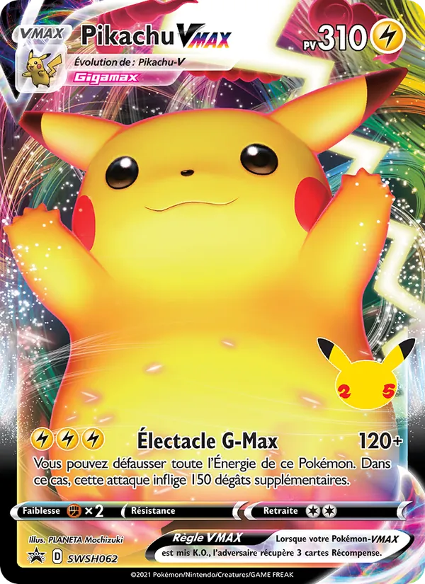 Carte Pikachu VMAX SWSH062 – Promo SWSH