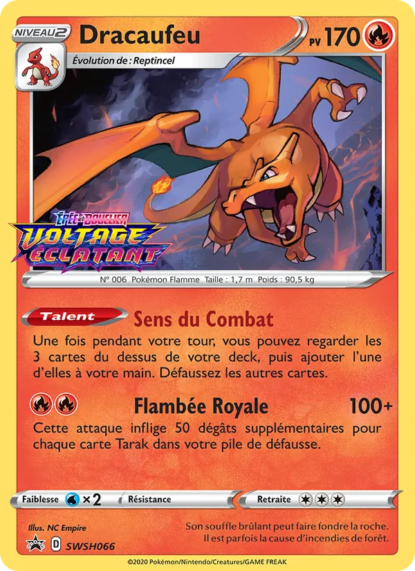 Carte Dracaufeu SWSH066 – Promo SWSH