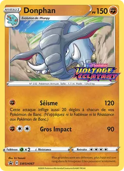 Carte Donphan SWSH067 – Promo SWSH