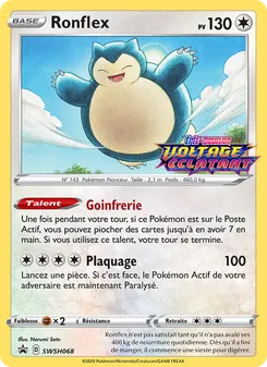 Carte Ronflex SWSH068 – Promo SWSH