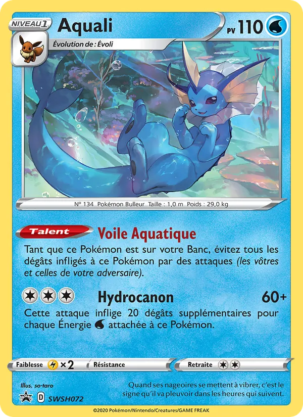 Carte Aquali SWSH072 – Promo SWSH