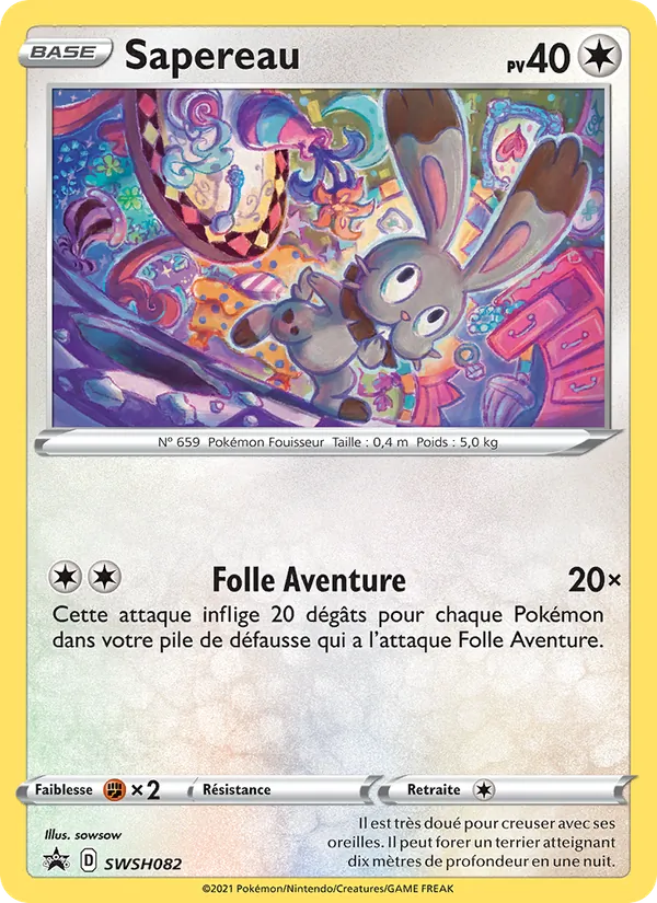 Carte Sapereau SWSH082 – Promo SWSH