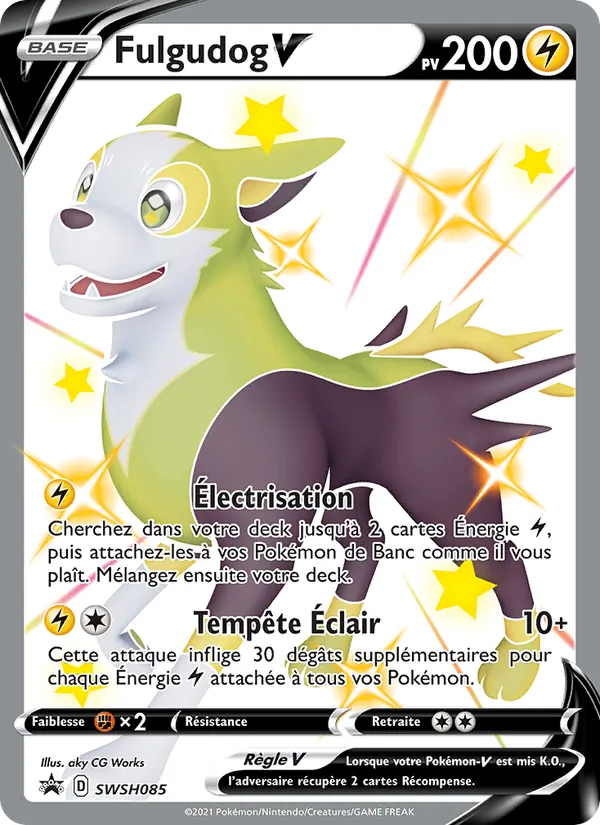 Carte Fulgudog V SWSH085 – Promo SWSH