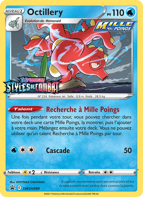 Carte Octillery SWSH089 – Promo SWSH