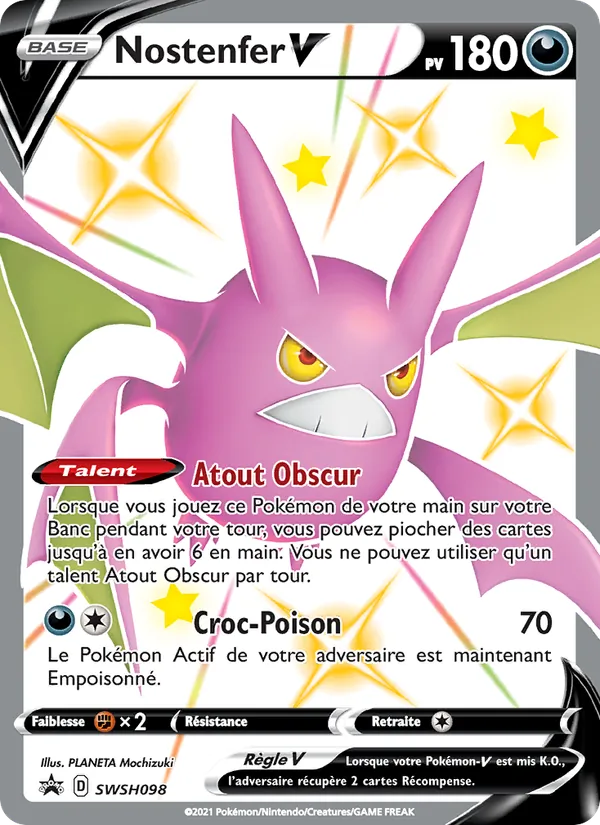 Carte Nostenfer V SWSH098 – Promo SWSH