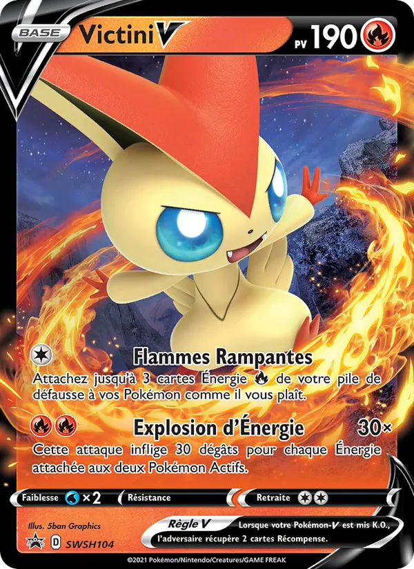Carte Victini V SWSH104 – Promo SWSH