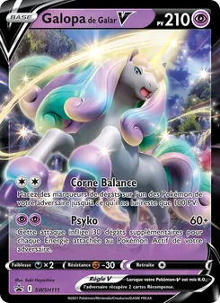 Carte Galopa de Galar V SWSH111 – Promo SWSH