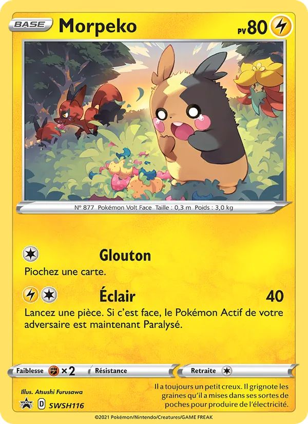 Carte Morpeko SWSH116 – Promo SWSH
