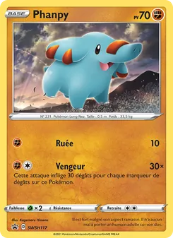 Carte Phanpy SWSH117 – Promo SWSH