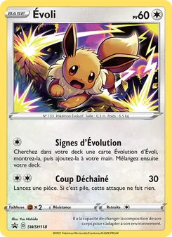 Carte Évoli SWSH118 – Promo SWSH