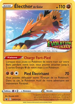 Carte Électhor de Galar SWSH124 – Promo SWSH