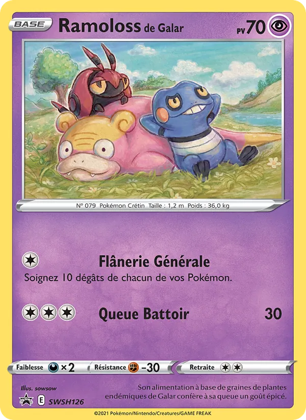 Carte Ramoloss de Galar SWSH126 – Promo SWSH