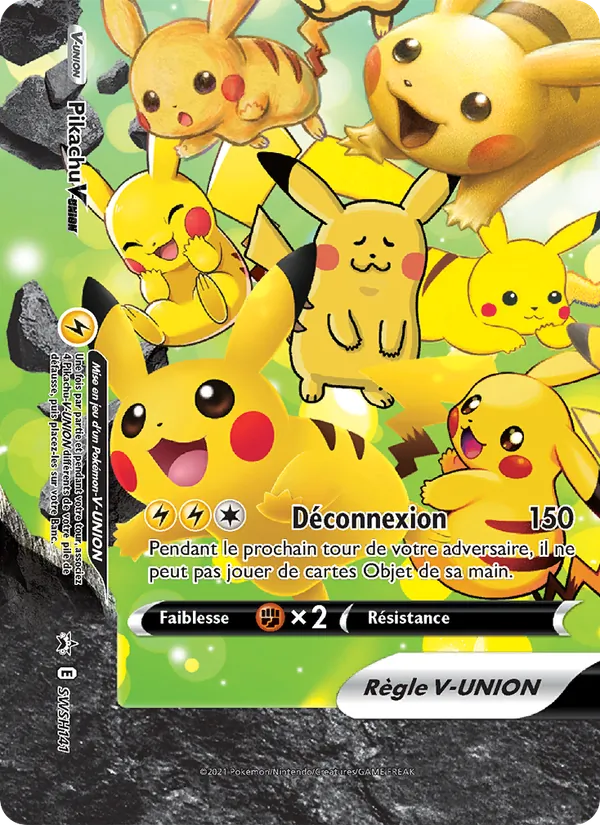 Carte Pikachu V-UNION SWSH141 – Promo SWSH
