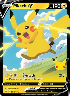 Carte Pikachu V SWSH143 – Promo SWSH
