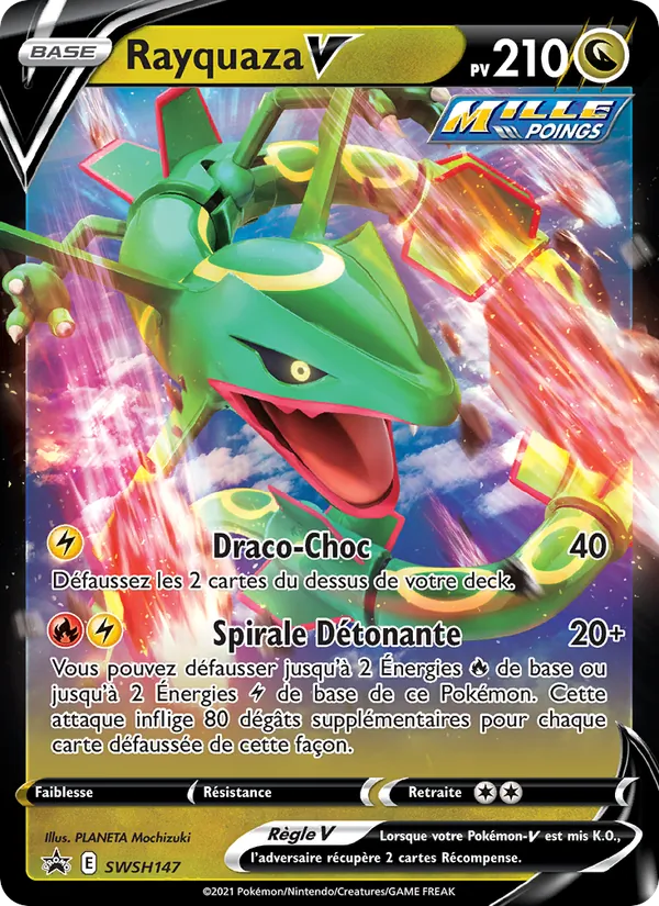 Carte Rayquaza V SWSH147 – Promo SWSH