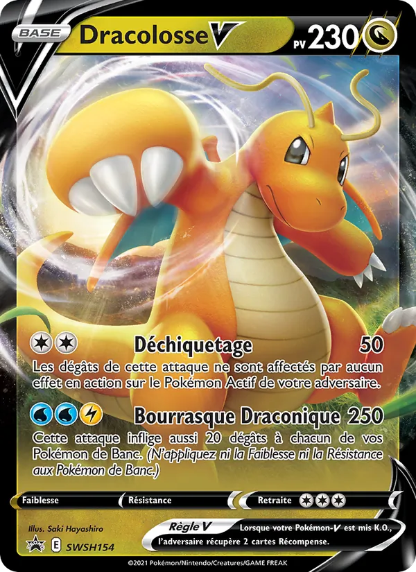 Carte Dracolosse V SWSH154 – Promo SWSH