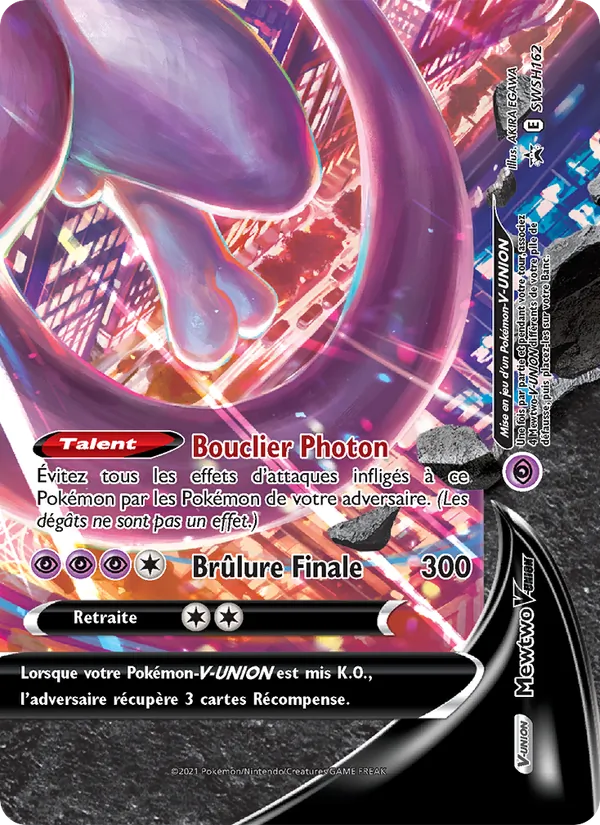 Carte Mewtwo V-UNION SWSH162 – Promo SWSH
