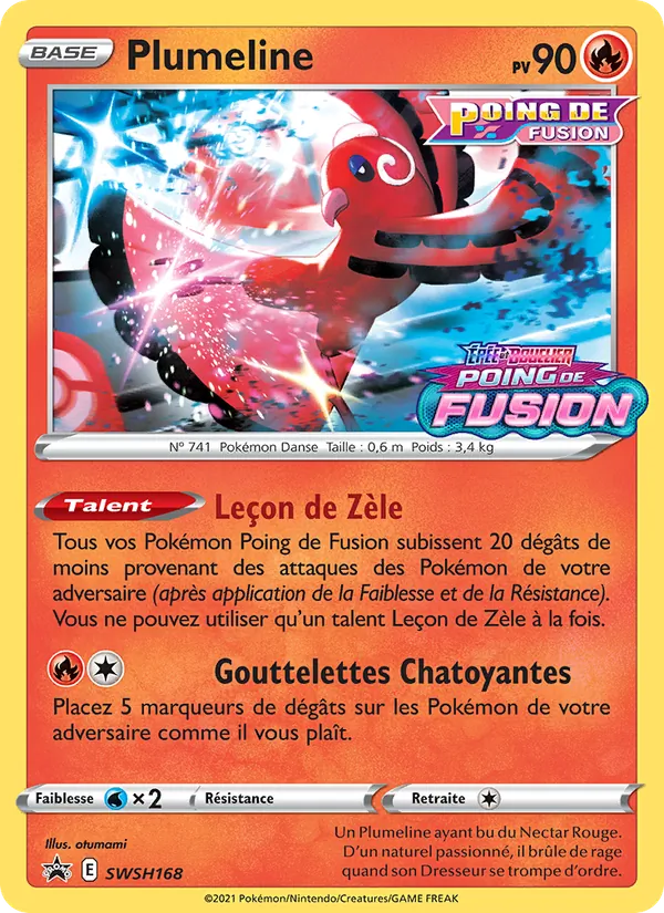 Carte Plumeline SWSH168 – Promo SWSH