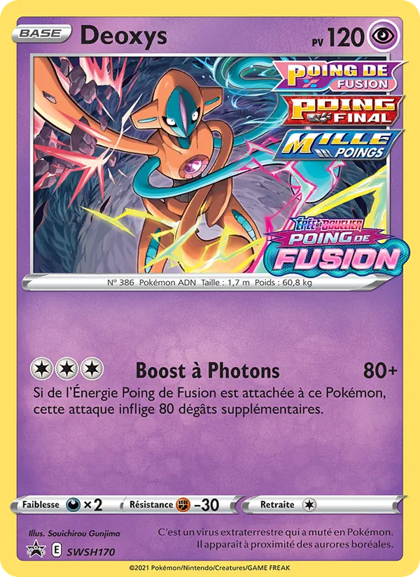 Carte Deoxys SWSH170 – Promo SWSH