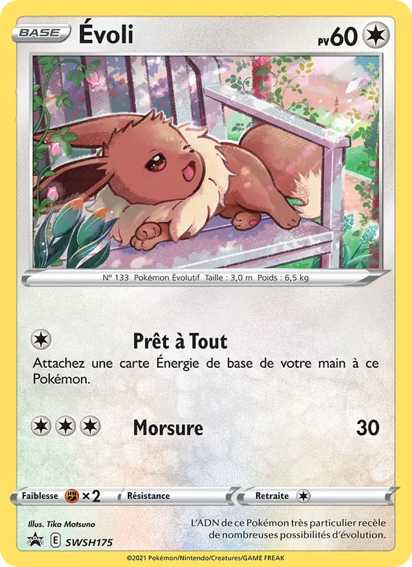 Carte Évoli SWSH175 – Promo SWSH