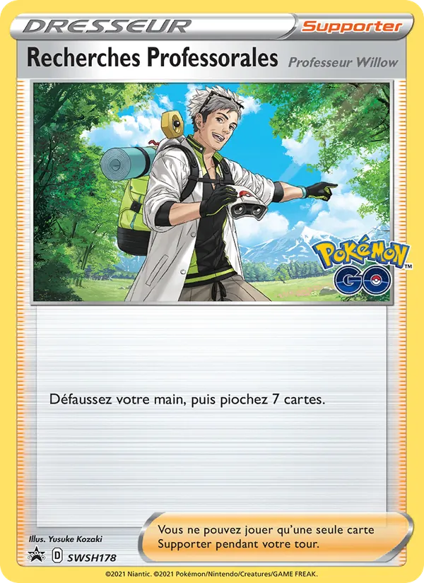Carte Recherches Professorales SWSH178 – Promo SWSH