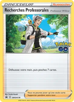 Carte Recherches Professorales SWSH178 – Promo SWSH