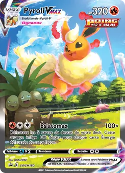 Carte Pyroli VMAX SWSH180 – Promo SWSH