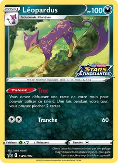 Carte Léopardus SWSH187 – Promo SWSH