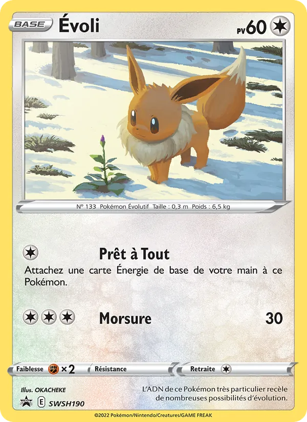 Carte Évoli SWSH190 – Promo SWSH