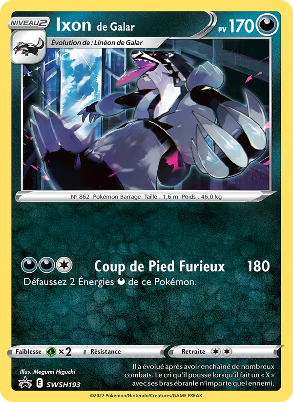 Carte Ixon de Galar SWSH193 – Promo SWSH