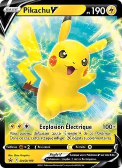 Carte Pikachu V SWSH198 – Promo SWSH
