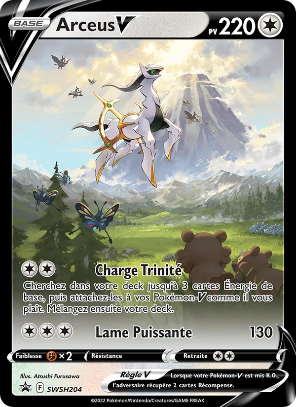 Carte Arceus V SWSH204 – Promo SWSH