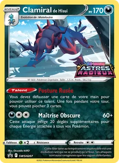 Carte Clamiral de Hisui SWSH207 – Promo SWSH