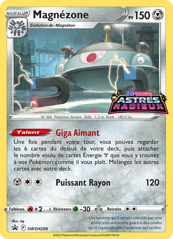 Carte Magnézone SWSH208 – Promo SWSH