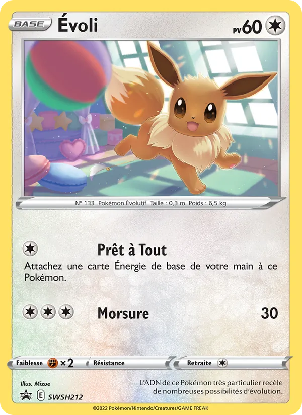 Carte Évoli SWSH212 – Promo SWSH