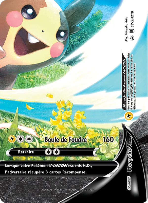 Carte Morpeko V-UNION SWSH218 – Promo SWSH