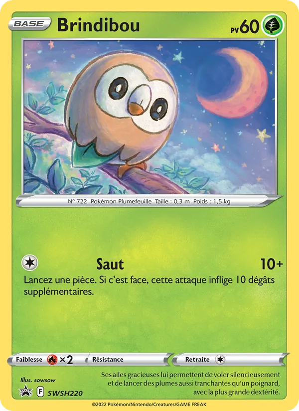 Carte Brindibou SWSH220 – Promo SWSH