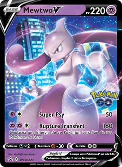 Carte Mewtwo V SWSH223 – Promo SWSH