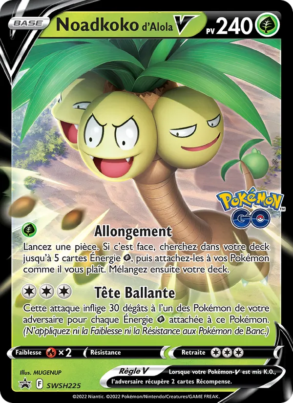 Carte Noadkoko d'Alola V SWSH225 – Promo SWSH