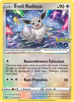 Carte Évoli Radieux SWSH230 – Promo SWSH