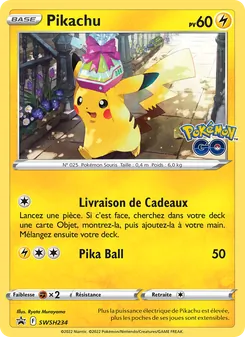 Carte Pikachu SWSH234 – Promo SWSH