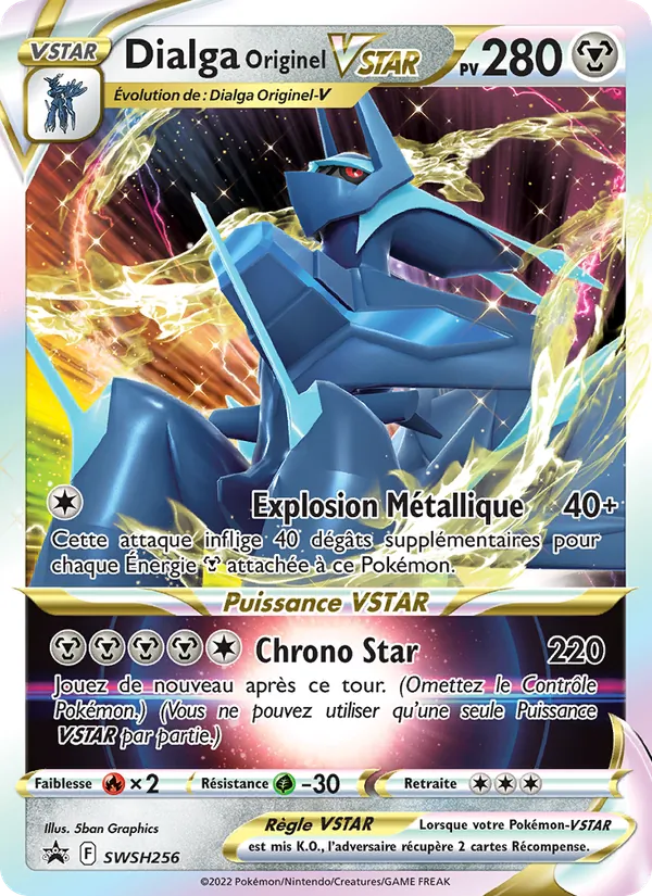 Carte Dialga Originel VSTAR SWSH256 – Promo SWSH