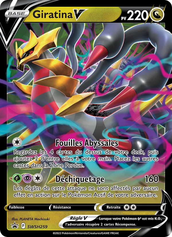Carte Giratina V SWSH259 – Promo SWSH
