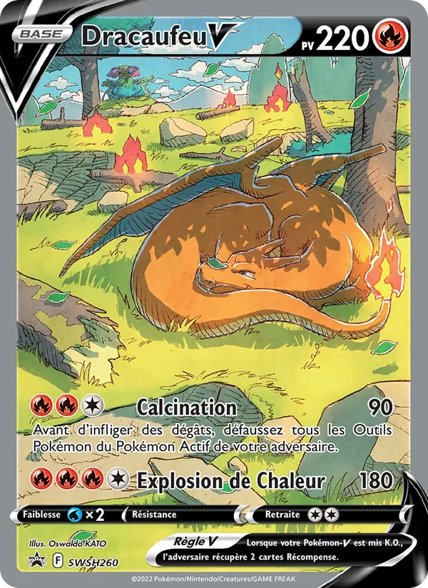 Carte Dracaufeu V SWSH260 – Promo SWSH
