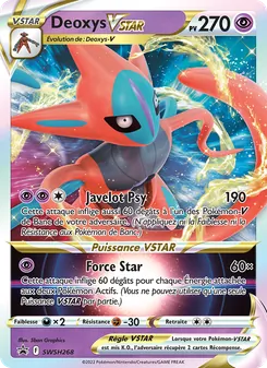 Carte Deoxys VSTAR SWSH268 – Promo SWSH