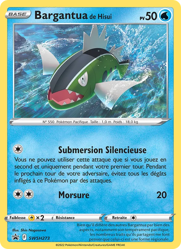 Carte Bargantua de Hisui SWSH273 – Promo SWSH