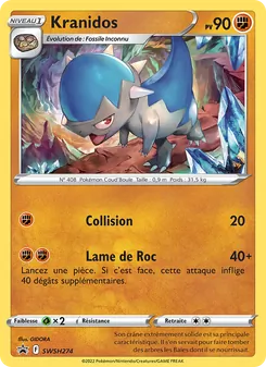 Carte Kranidos SWSH274 – Promo SWSH