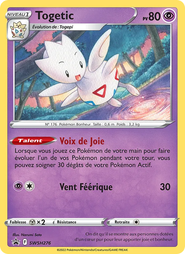Carte Togetic SWSH276 – Promo SWSH